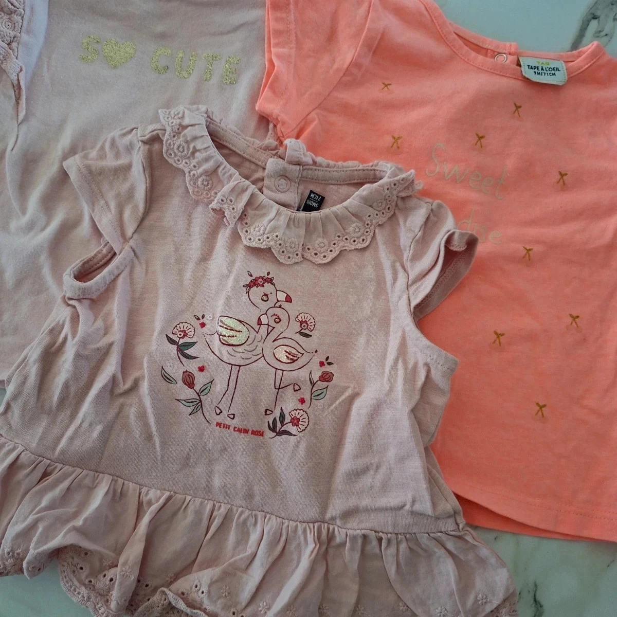 Conjunto de 3 camisetas 9 meses - 71cm – photo 2